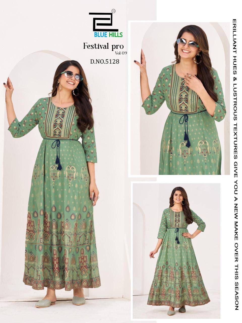 Blue hills festival pro vol.9 Kurti dealers in Hyderabad